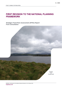 Post consultation strategic flood risk assesment