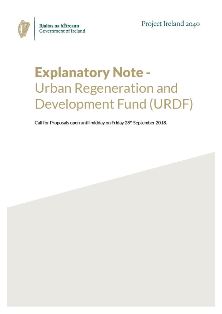 Urban Regeneration and Development Fund Explanatory Note